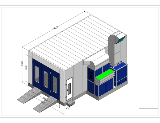 Superior Capacity Ventilation With High-Performance Automotive Spray Booth for Precision Painting