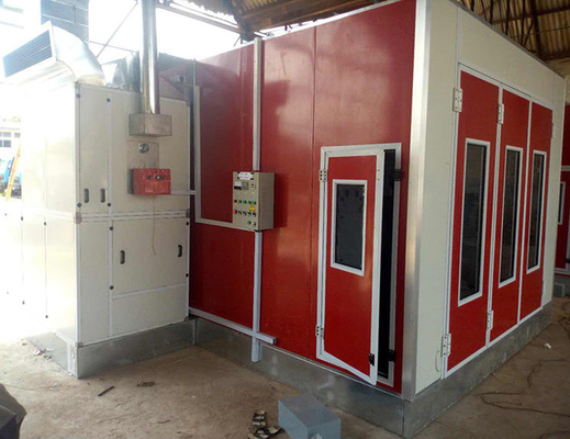 380V Industrial Automotive Paint Booth Mobile Auto Paint Booth With LED Lights