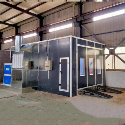 Baking Auto Body Spray Booth PLC Control Car Paint Powder Spray Booth