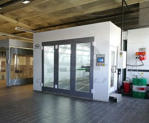 white Automotive Car Spray Booth Versatile Modular Paint Booth 50um coating