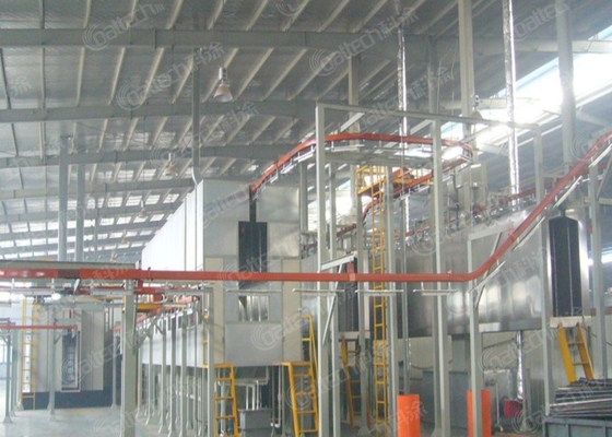 Custom Overhead Conveyor Coating Line Conveyor Paint Line For Large And Bulky Items