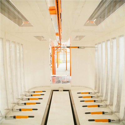 Robust Overhead Conveyor Vertical Powder Coating Line  Conveyor Paint Line For Consistent Coating