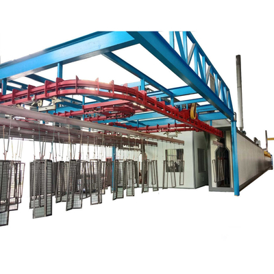 Personalized Overhead Paint Line Conveyor Powder Coat Paint Line For Lightweight Items