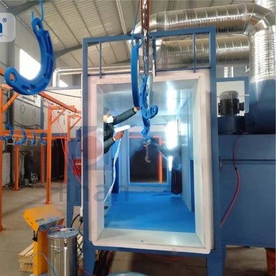 Personalized Overhead Paint Line Conveyor Powder Coat Paint Line For Lightweight Items