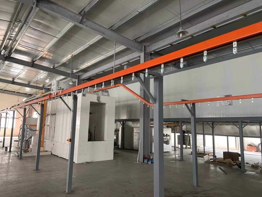 Coat Diverse Powder Coating Conveyor Systems Automated Paint Line Versatile Overhead Conveyor Coating Line