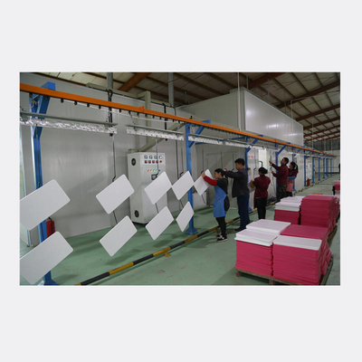 Custom Overhead Conveyor Coating Line Finish Line Powder Coating 1Ph