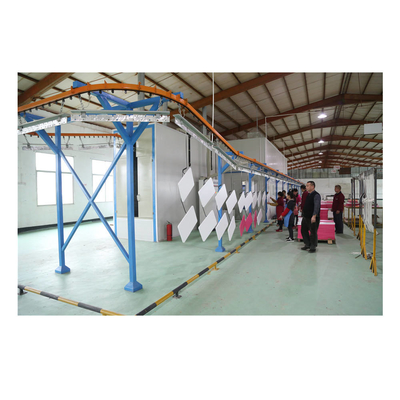 Custom Overhead Conveyor Coating Line Finish Line Powder Coating 1Ph