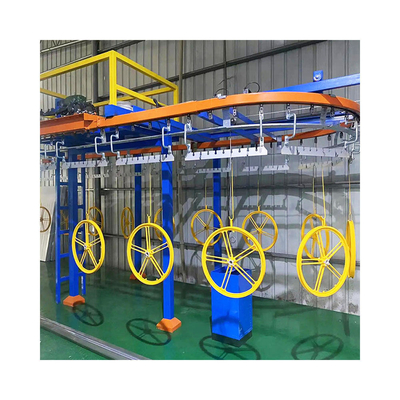 Flawless Protection Specialized Overhead Conveyor Powder Coating Conveyor For Intricate Products
