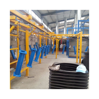 Personalized Overhead Conveyor Paint Line Automated Powder Coating Line For Lightweight Items