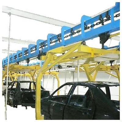 Water Cooling Overhead Powder Coating Production Line Multi Use Automated Paint Line