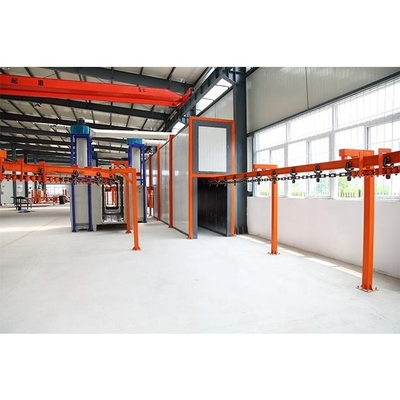 Versatile Overhead Powder Coating Conveyor System Powder Coating Paint Lines Systems For Varied Sizes