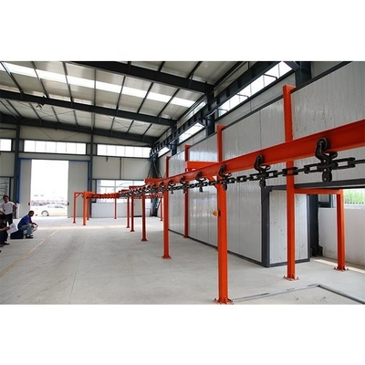 Versatile Overhead Powder Coating Conveyor System Powder Coating Paint Lines Systems For Varied Sizes