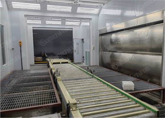 Roller Coating Line Automated Coating System for Automotive Wheels and Turntables