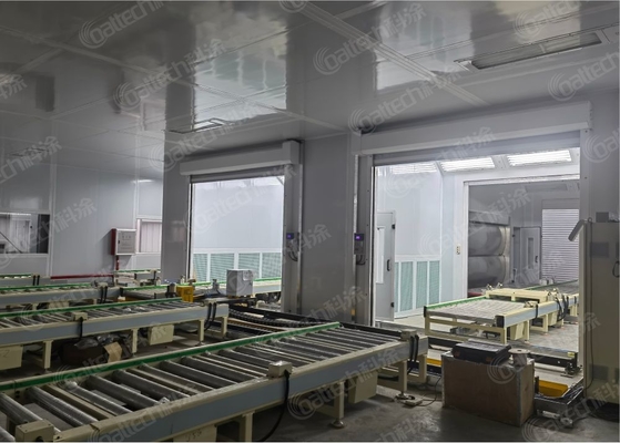 Roller Coating Line Automated Coating System for Automotive Wheels and Turntables