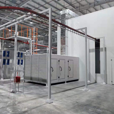 Precision Roller Clear Coat Spray Paint Line Powder Coating 1-20m/Min