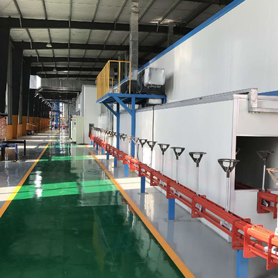 Precision Roller Clear Coat Spray Paint Line Powder Coating 1-20m/Min