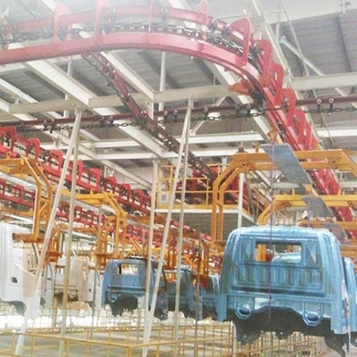 Customizable Roller Industrial Coating Powder Coating System Line For Automobile Wheel Production