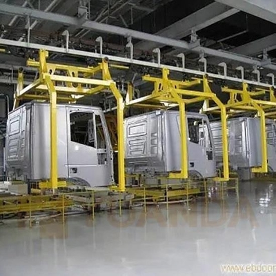 Customizable Roller Industrial Coating Powder Coating System Line For Automobile Wheel Production