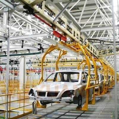 Customizable Roller Industrial Coating Powder Coating System Line For Automobile Wheel Production