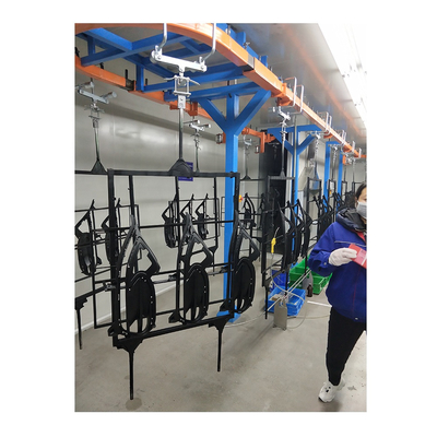 Customizable Roller Industrial Coating Powder Coating System Line For Automobile Wheel Production
