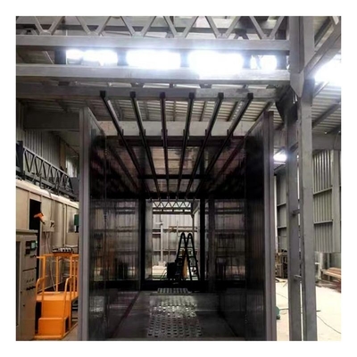 Customized 220V Floor Rail Coating Line Industrial Coating For Heavy Workpieces