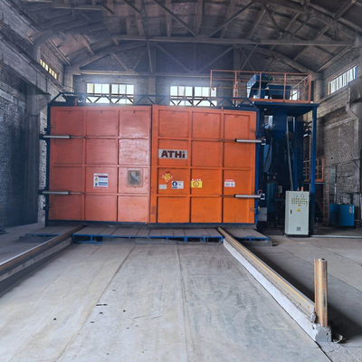 Customized 220V Floor Rail Coating Line Industrial Coating For Heavy Workpieces