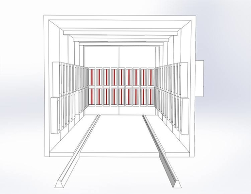 Customizable Color With Floor Rail Coating Line For Construction Works