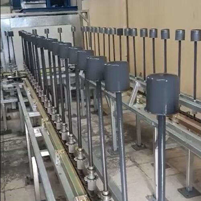 Room Structures Floor Rail Coating Line Custom For Consistent Coating