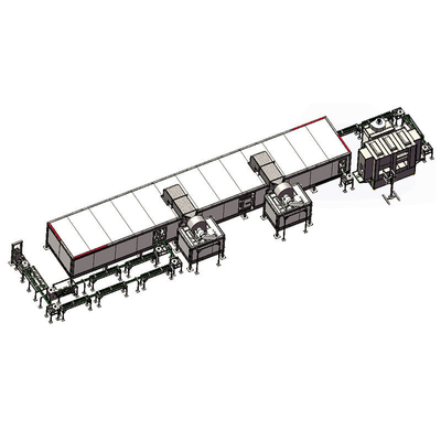 Room Structures Floor Rail Coating Line Custom For Consistent Coating