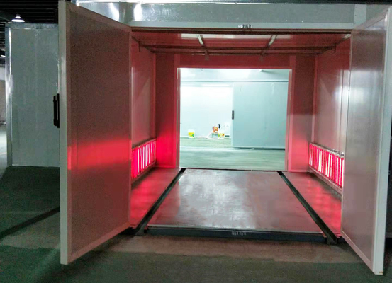 Room Structures Floor Rail Coating Line Custom For Consistent Coating