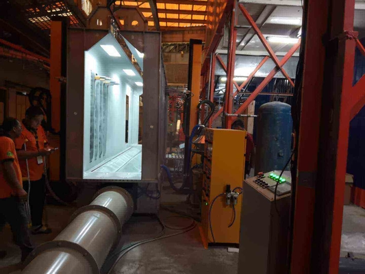 Customizable Floor Rail Coating Line Room Structures For Superior Finishes