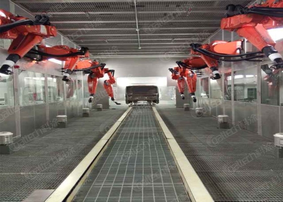 Optimize Coating Processes With Floor Rail Coating Line For Auto Parts
