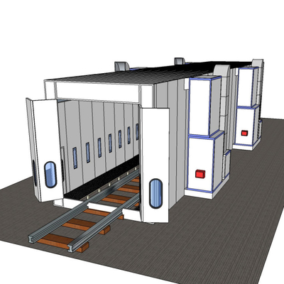 Robust Exterior Dimensions Of Our Spray Booth For Heavy-Duty