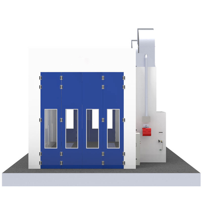 Industrial Grade Spray Booth with Front Door and Working Doors for Sturdy Construction