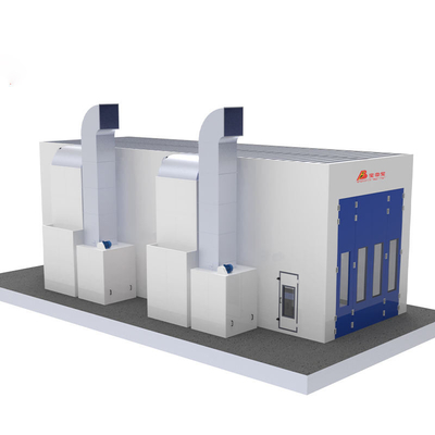 Industrial Grade Spray Booth with Front Door and Working Doors for Sturdy Construction