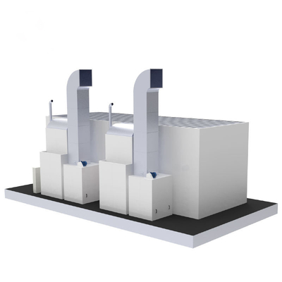 Industrial Spray Booth with Front and Working Doors for Precise Painting Spray Booth