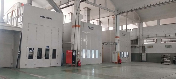 Industrial Spray Booth with Front and Working Doors for Precise Painting Spray Booth