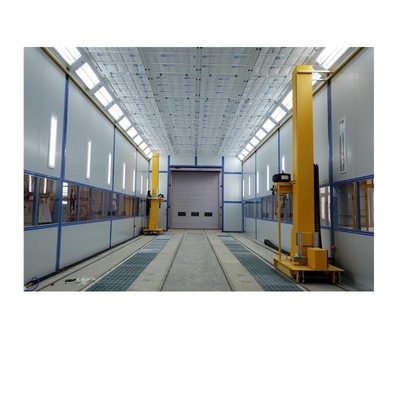 Customizable Paint Booth Paint Auto Body Paint Booth For Safety Efficiency 15000 × 5000 × 5000 Mm