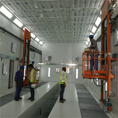 Customizable Paint Booth Paint Auto Body Paint Booth For Safety Efficiency 15000 × 5000 × 5000 Mm