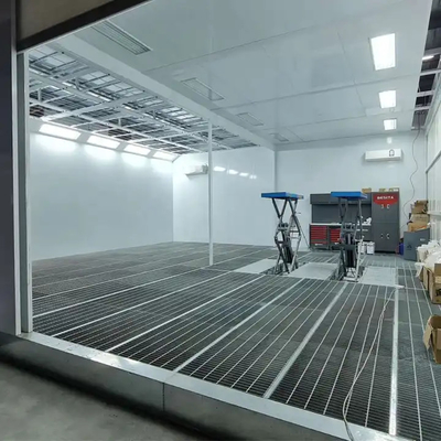 Customizable Paint Booth Paint Auto Body Paint Booth For Safety Efficiency 15000 × 5000 × 5000 Mm