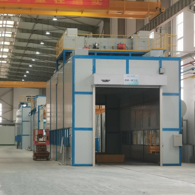 Ventilation White Big Size Spray Booth Customizable Auto Spray Booth