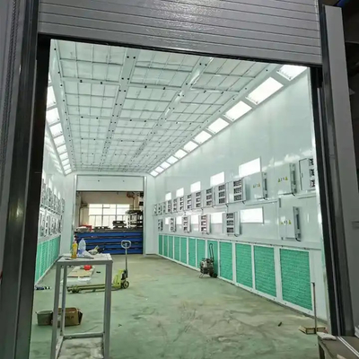 Customizable Electronic Control Indoor Paint Booth High Power Capacity Indoor Paint Booth