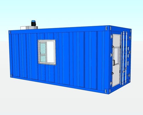 Mobile Compact Container Spray Booth Garage Spray Booth With Air Inlet And Exhaust Filter