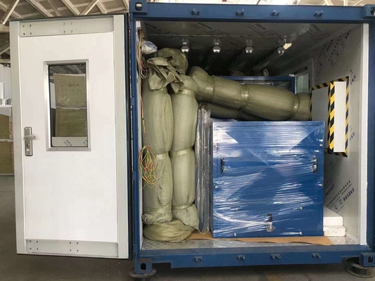 Mobile Compact Container Spray Booth Garage Spray Booth With Air Inlet And Exhaust Filter