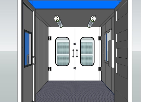 Convenient Spray Painting Mobile Container Spray Booth Garage Spray Booth For Repairs