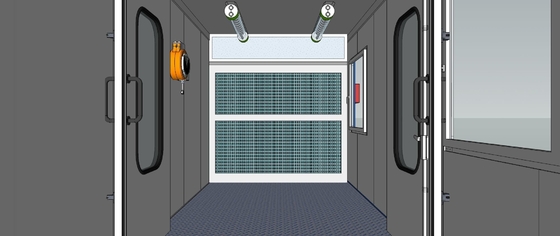 Customizable Mobile Container Spray Booth for Flexible Maintenance