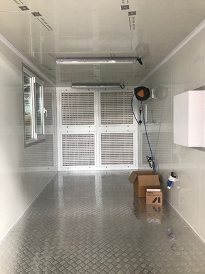 Customizable Electric Mobile Container Spray Booth Container Paint Booth For Flexible Maintenance