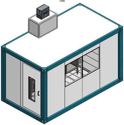 Customizable Paint Mixing Room for Enhanced Workflow Efficiency