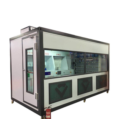 Professional Paint Mixing Room with Controlled Environment and Advanced Ventilation