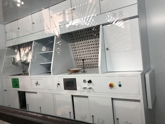 Professional Paint Mixing Room with Controlled Environment and Advanced Ventilation